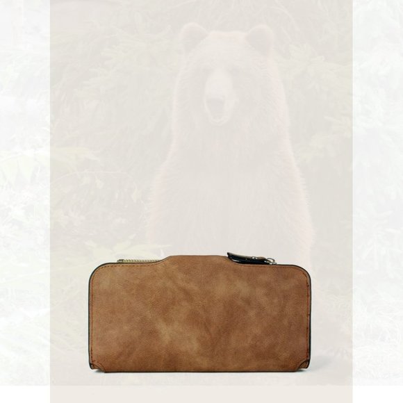 New Graphic Zipper Long Wallet 223 - Picture 3 of 4